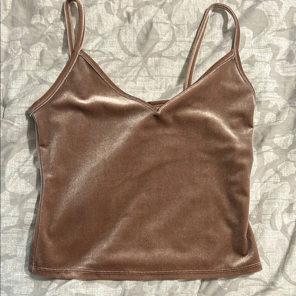 Velvet Brown Cami Top